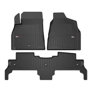 Chevrolet Traverse Floor Mat - Omac - Premium TPE - Black - '09-'17 Chevrolet Traverse Floor Mat - Omac - Premium TPE - Black - '09-'17